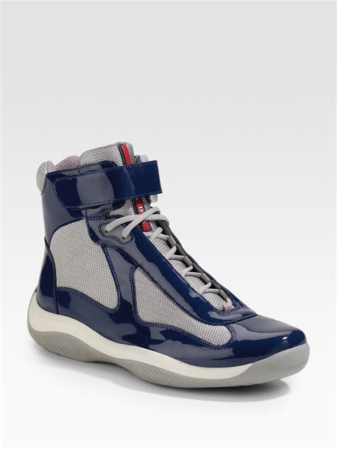 woman prada sneakers|high top prada sneakers.